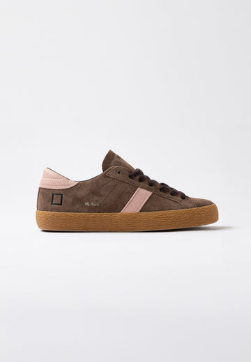 D.A.T.E sneakers donna hill low suede taupe